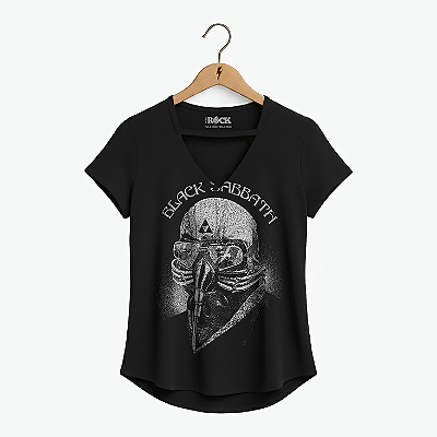 Blusinha Black Sabbath Máscara Preta