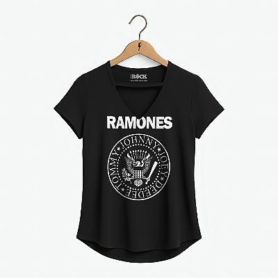 Blusinha Ramones Preta