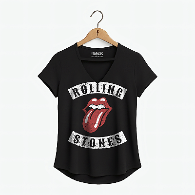 Blusinha Rolling Stones Preta