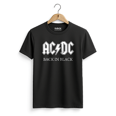 Camiseta ACDC Back In Black - Preta