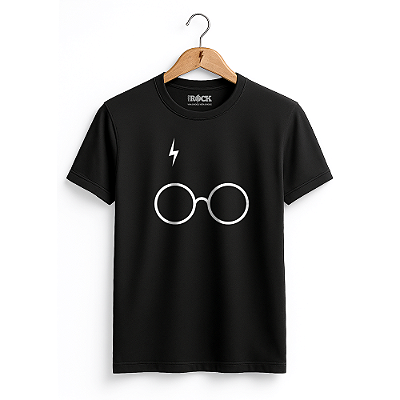 Camiseta Harry Potter Glasses - Preta