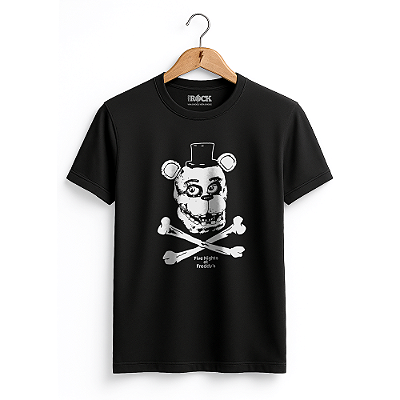 Camiseta Five Nights at Freddy's - Preta