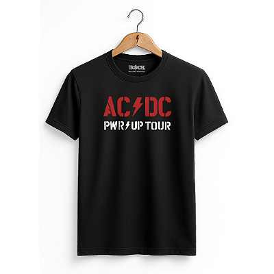 Camiseta ACDC Power Up Tour - Preta