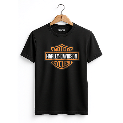 Camiseta Harley Davidson Logo - Preta