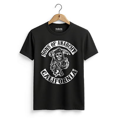 Camiseta Sons Of Anarchy - Preta