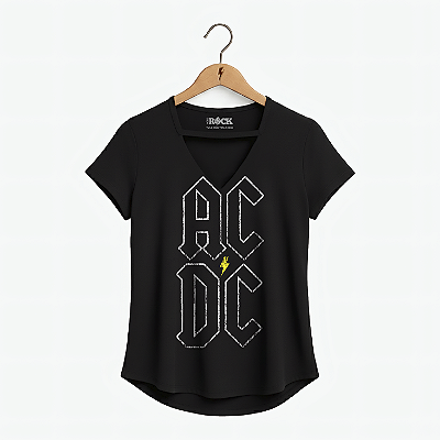 Blusinha ACDC Vert Preta