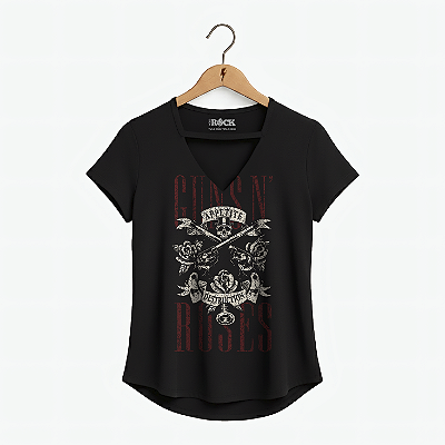 Blusinha Guns N' Roses Appetite For Destruction Preta