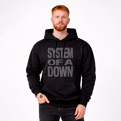 Moletom Canguru System Of a Down Preto