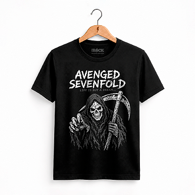 Camiseta Avenged Sevenfold Death - Preto