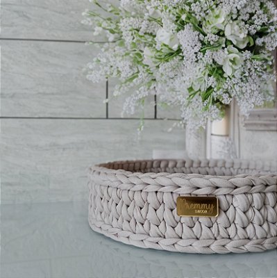 Bandeja Redonda Decorativa Elizabeth