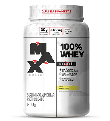 100% WHEY RAFAEL BRANDÃO 900G MAX TITANIUM