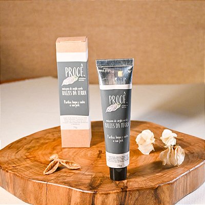 Máscara de Argila Verde - Raízes da Terra 75g
