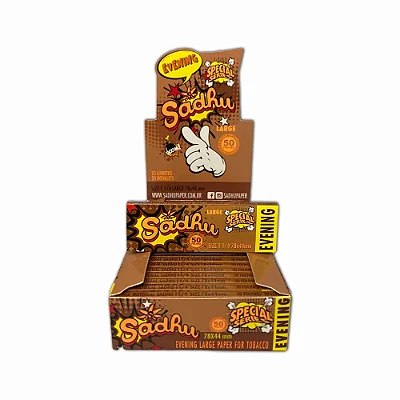 CAIXA SEDA SADHU EVENING BROWN LARGE 1/4