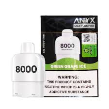 REFIL ANYX 8K GREEN GRAPE ICE