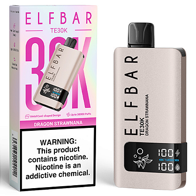 ELFBAR TE 30.000 PUFFS DRAGON STRAWNANA