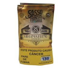 Tabaco Sasso Virginia Blend Destalado pacote c/25 gr