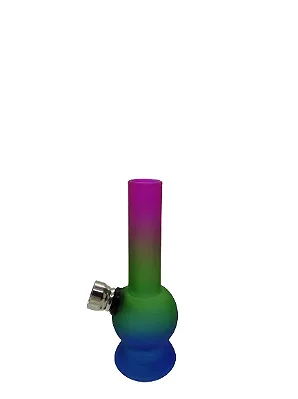 Mini Bong De Vidro Colorido Fosco