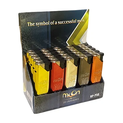 Isqueiro Maçarico Moon Metalizado