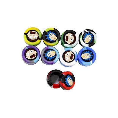 Slick Container 5ml De Silicone - Rick And Morty - Unidade