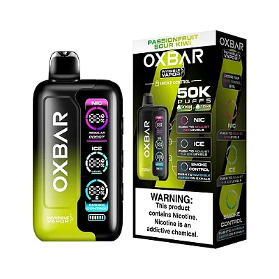 OXBAR INVISIBLE VAPOR 50.000 PUFFS PASSION FRUIT SOUR KIWI