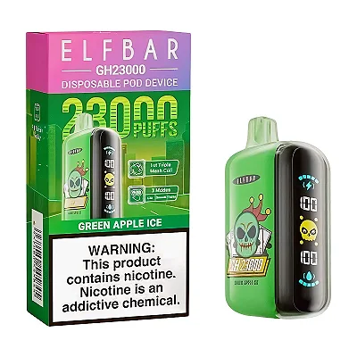 ELFBAR GH23000 GREEN APPLE ICE