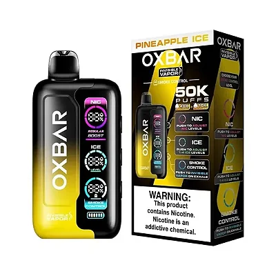 OXBAR INVISIBLE VAPOR 50.000 PUFFS PINEAPPLE ICE