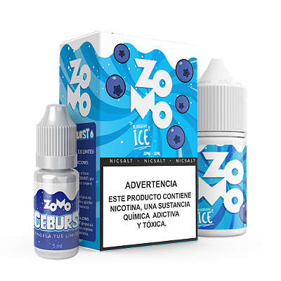 ZOMO NICSALT 30ML 50MG BLUEBERRY ICE (MIRTILO ICE)
