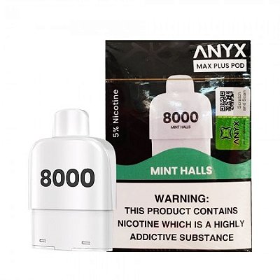 REFIL ANYX 8.000 PUFFS MINT HALLS