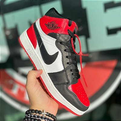 Tênis Nike Air Jordan 1 Vermelho-Preto Importado