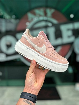 Tênis Nike Court Vision Salmão-Bege Premium