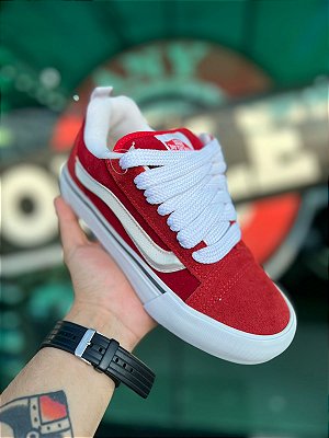 Vans Knu Skool Vermelho/Branco