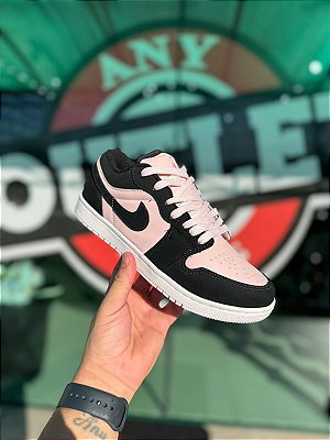Nike Jordan Low Preto/Rose