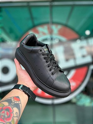 Alexander mcQueen Preto Couro