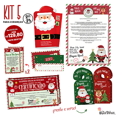 Carta Papai Noel| 2 irmãos