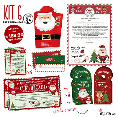 Carta Papai Noel | 3 irmãos