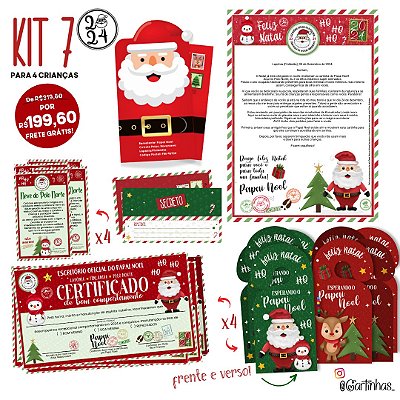 Carta Papai Noel| 4 irmãos