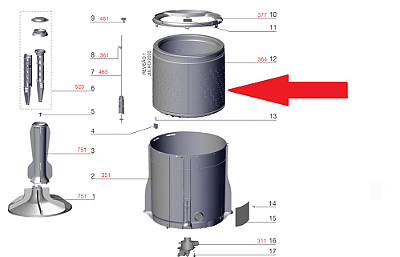 Cesto Maquina De Lavar Electrolux Lac13 Les13 A06713502