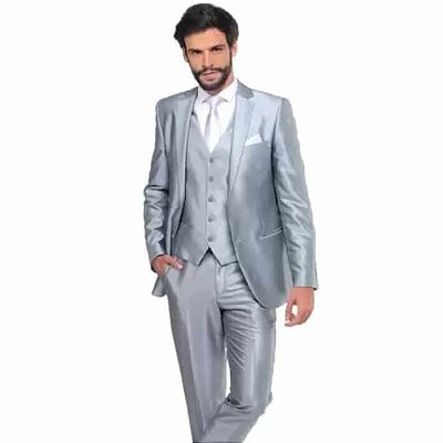 Terno/Costume Poliviscose - Prata