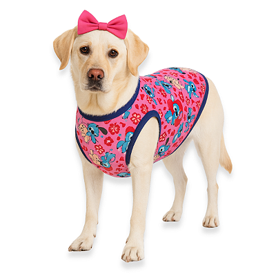 Roupa Pet Camiseta Cachorro PP ao EXG Stitch Pink