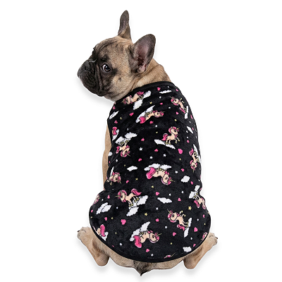 Roupa Pet Fleece Inverno Cachorro PP ao EXG Unicórnio