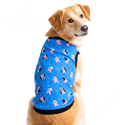 Roupa Pet Camiseta Cachorro PP ao EXG - Margarida