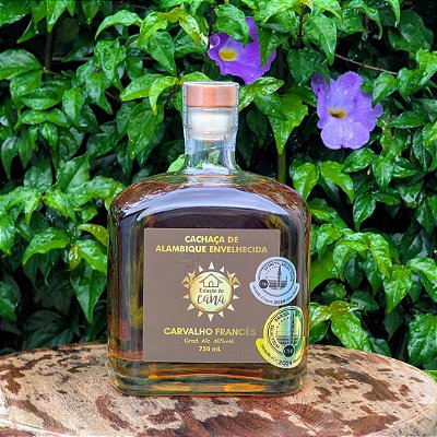 Cachaça Carvalho Francês 750 ml Estação da Cana