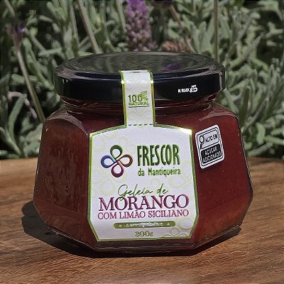 Geleia de Morango com Limão Siciliano Frescor da Mantiqueira