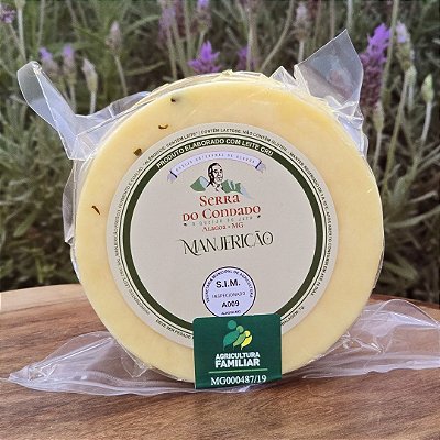 Queijo Alagoa com Manjericão Serra do Condado 500g