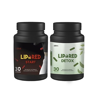COMBO - LipoRed Start + LipoRed Detox - 30 Cápsulas