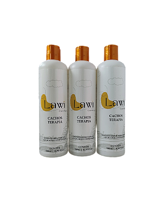 Kit Diário Lawi – Shampoo, Condicionador e Leave-in para Cachos