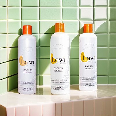 Kit essencial Terapia – Shampoo, Condicionador e Leave-in para Definição e Brilho