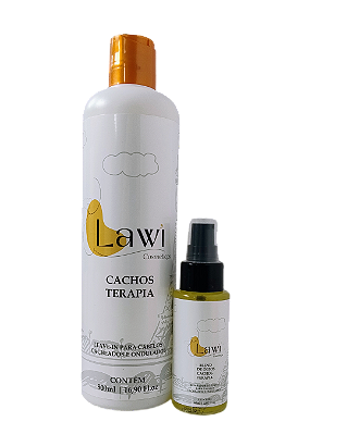 Kit Day After Lawi – Reparador de Pontas e Leave-in para Cachos