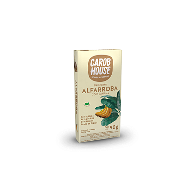 ALFARROBA COM BANANA 90G - PACK C/3 UNIDADES