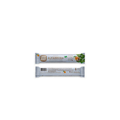 ALFARROBA COM DAMASCO E NOZES 25G - UNIDADE